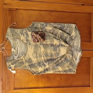Camouflage tank top